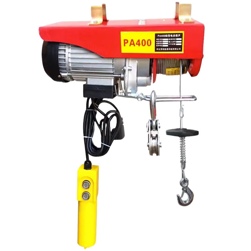 Pa 300kg/500kg/1000kg Electric Hoist Lift 110v 220v 230v Small Micro Wire Rope Hoist Mini Electric Hoist