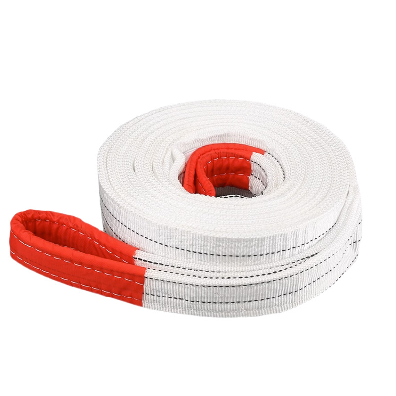 CE certification 2ton 3t 5t 10Ton 4m 8m Polyester Webbing Sling Flat Webbing Sling Endless Lifting Belt