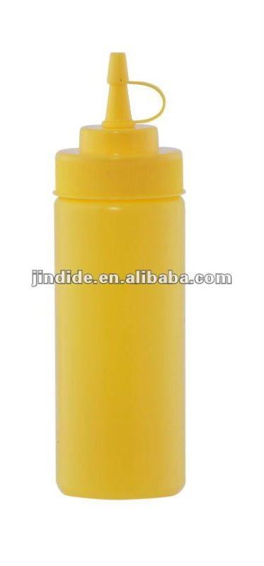 16 Oz Small large Soft Condiment Squeeze Dispenser Bottle for Sauce Oil Honey Mayonnaise Dropper Salad Dressing