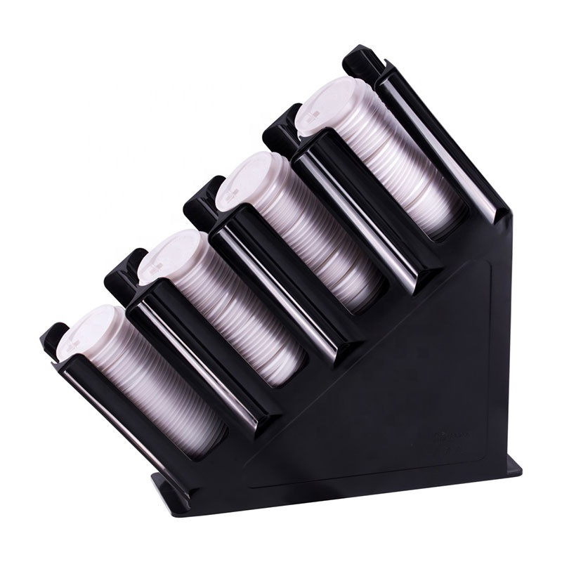 Coffee Shop Cup Organizer Soda Cup Holder Acrylic Cup Dispenser for Table Cafes, Restaurants and Hotels