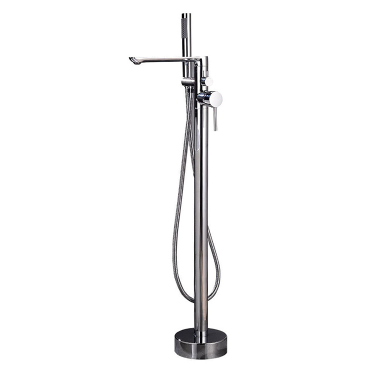 freestanding bathtub faucet black brass floor mount free standing bathroom tub filter bath sets water tap mixer