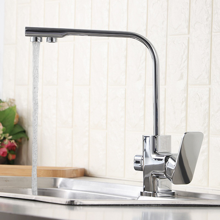 3 Way reverse osmosis RO Drinking Water Faucet for Kitchen Bar Sink