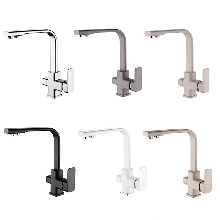 3 Way reverse osmosis RO Drinking Water Faucet for Kitchen Bar Sink