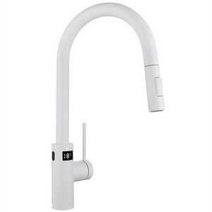 Modern Digital Smart Touch Sensor Kitchen Sink Faucet with Pull Down Sprayer