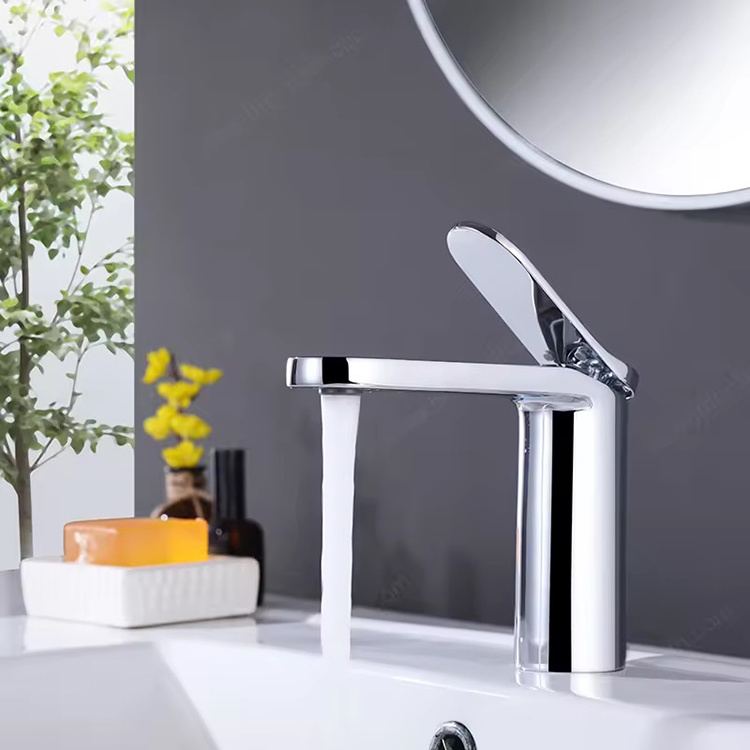 Brass Bathroom Wash Basin Taps Mixer Faucet One Hole