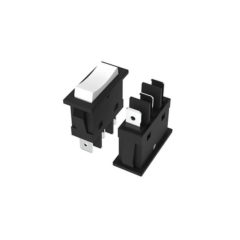 KCD3 Rocker Switch  20A  125V/250V ON-OFF-ON 3 Position 3 Pin Electrical equipment Power switch black