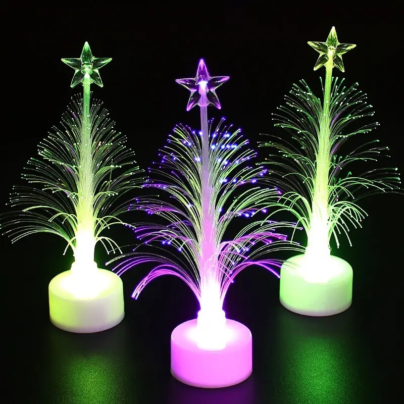 2024 2025 hot sale Christmas presents Small gifts for children toy holiday decoration Led Fiber Optic Christmas Tree