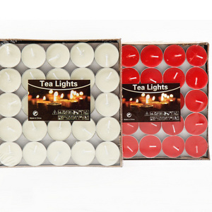 JD0076 Tea Lights Candles in Bulk Smokeless Long Lasting Paraffin Tea Candles Small Votive Mini Tealight Candles for Home Hotel