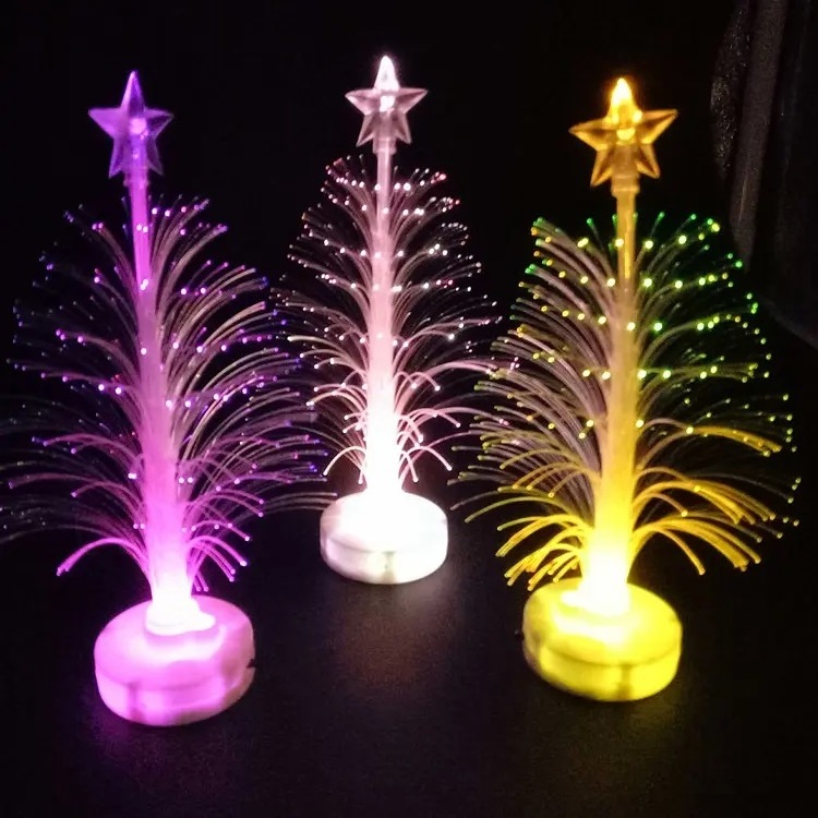 2024 2025 hot sale Christmas presents Small gifts for children toy holiday decoration Led Fiber Optic Christmas Tree