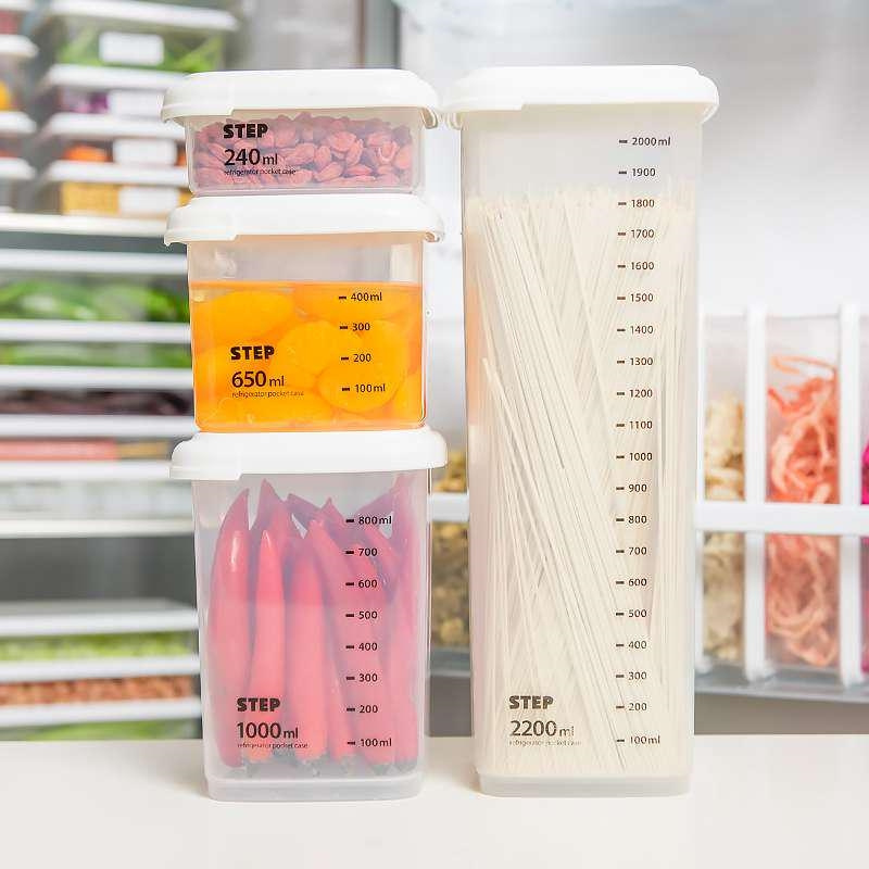 Plastic kitchen container Food storage box Refrigerator container PP eco-friendly antibiosis material Food Container Storage