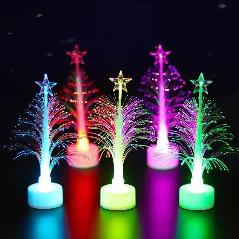 2024 2025 hot sale Christmas presents Small gifts for children toy holiday decoration Led Fiber Optic Christmas Tree