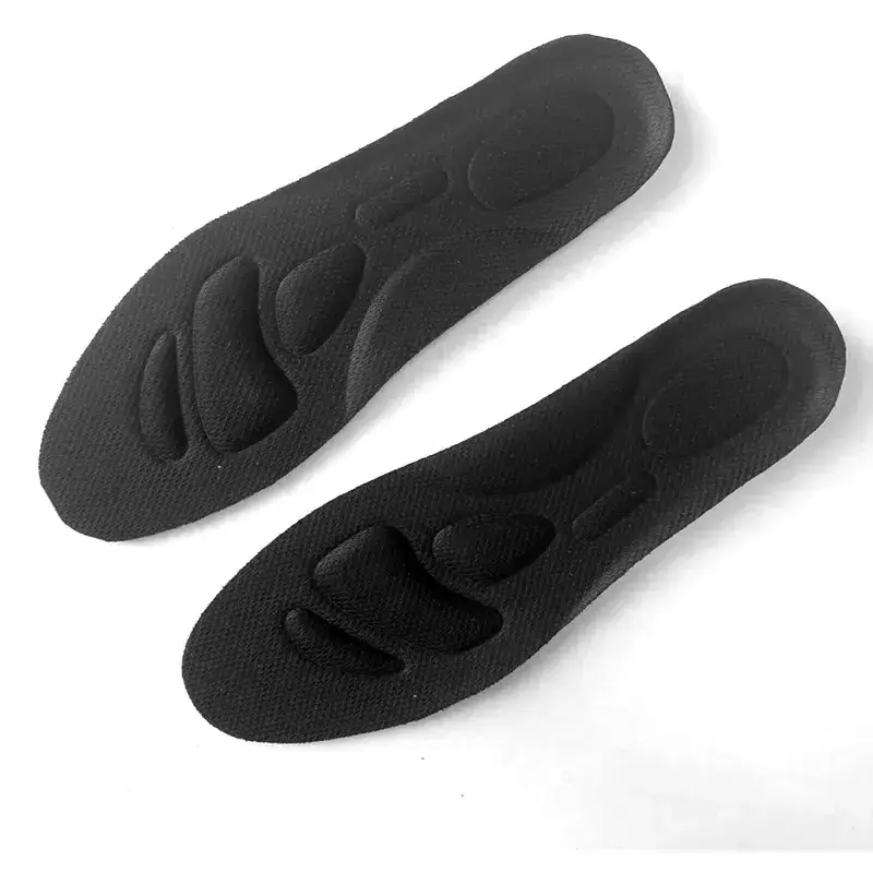 Jindong high elasticity shock absorption anti-slip insole 4d latex sport insoles super soft high elasticity soft elastic insole