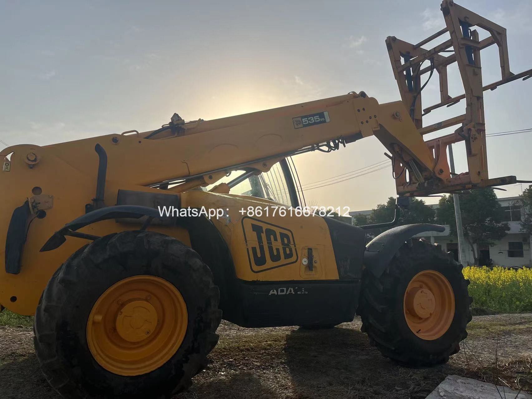 Don't miss the opportunity to purchase the used JCB 535 telehandler, a 3.5-ton forklift from the UK, available for hot sale