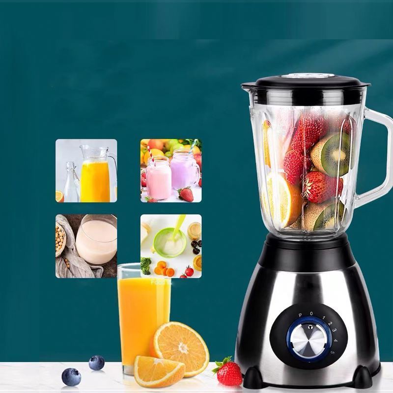 machine glass food chopper electrical handheld, fruit shake protein customized commercial kitchen juicer blender/