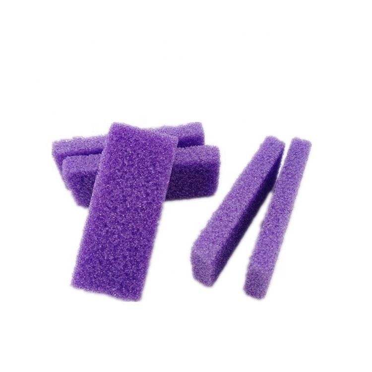 Pumice Stone for Feet Disposable Purple Foot Pedicure Scrubber Sponge Coarse Dead Skin Remover