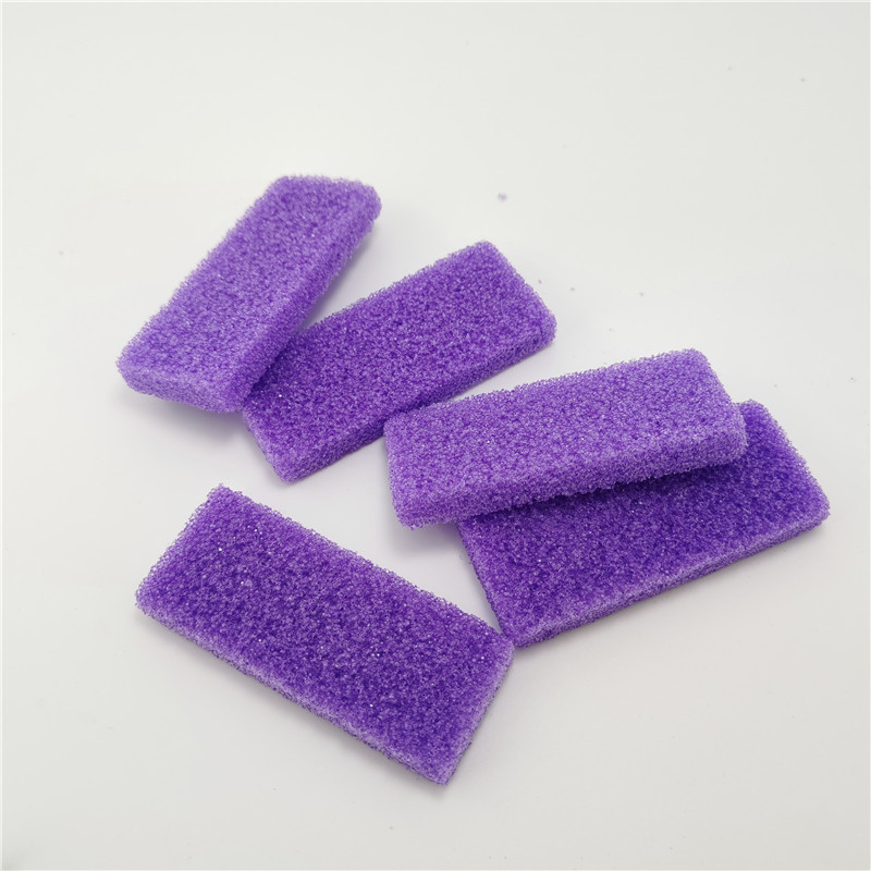 Pumice Stone for Feet Disposable Purple Foot Pedicure Scrubber Sponge Coarse Dead Skin Remover