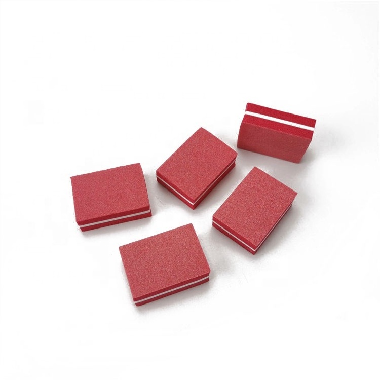 Manufacturer ODM White Nail Buffer Block Orange Mini Nail Sanding Block File For Salon Use Pink Mini Nail Sponge