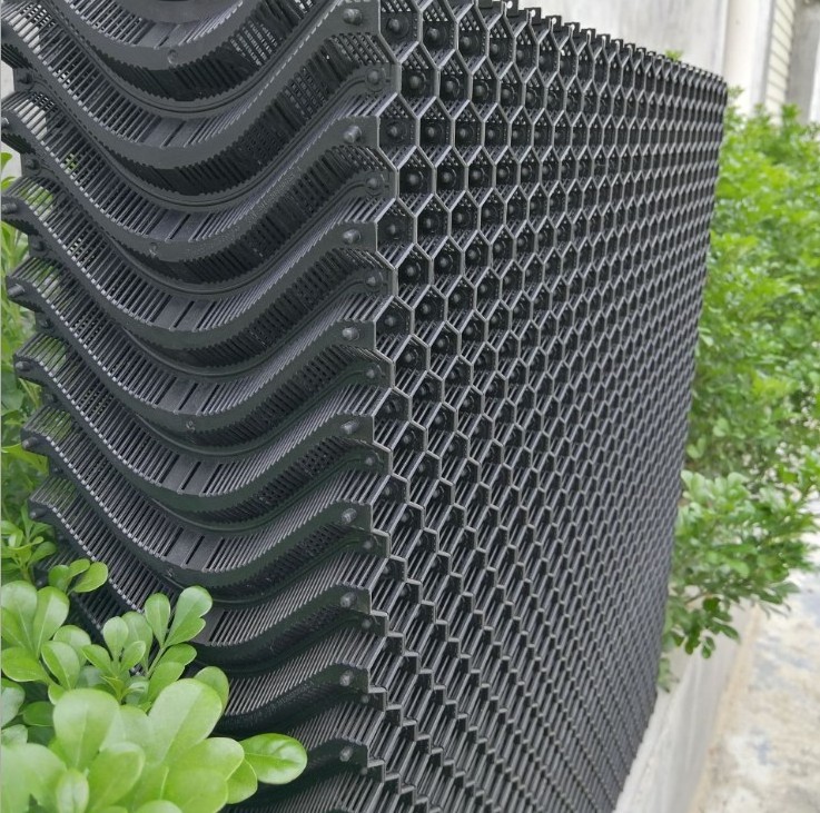 plastic material evaporative cooling pad