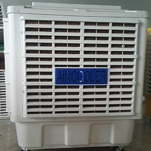 pedestal mounted water cooling Air Conditioner /Portable evaporative Air Cooler / greenhouse hot air exhaust cooler