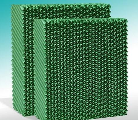 Cellulose honeycomb cooling pad / greenhouse water air cooler / poultry paper cooling pad