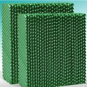 Cellulose honeycomb cooling pad / greenhouse water air cooler / poultry paper cooling pad