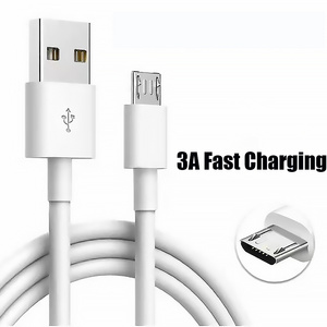 Custom Wholesale Mobile Phone 3A Fast Charging Cord Micro USB Charging Cable