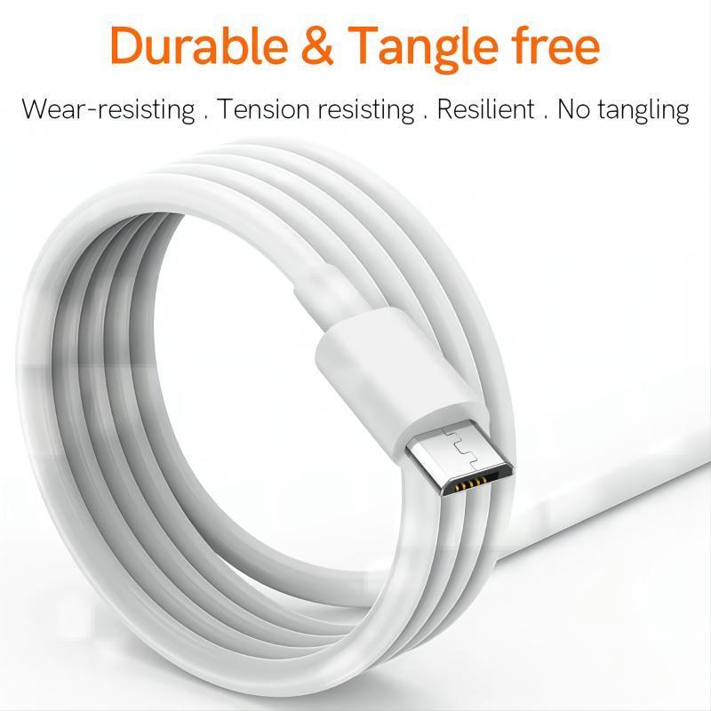 Custom Wholesale Mobile Phone 3A Fast Charging Cord Micro USB Charging Cable