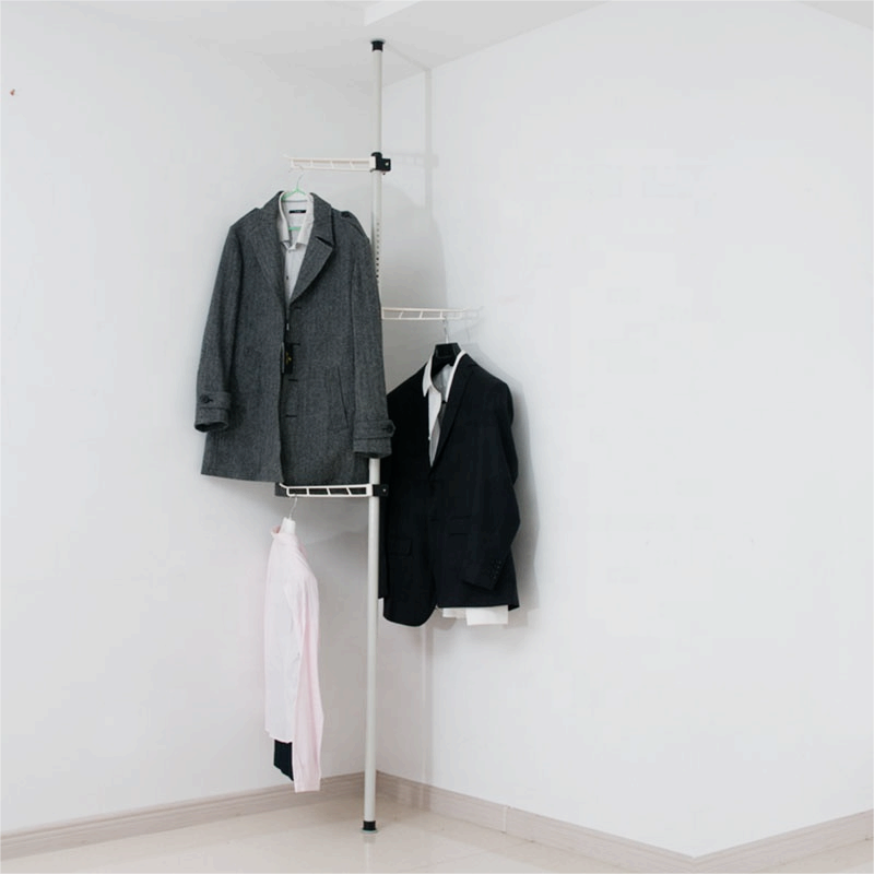 Multifunctional Folding Hanger Vertical Clothes Hanger Rack Floor Clothes Hanger Standing Coat Rack