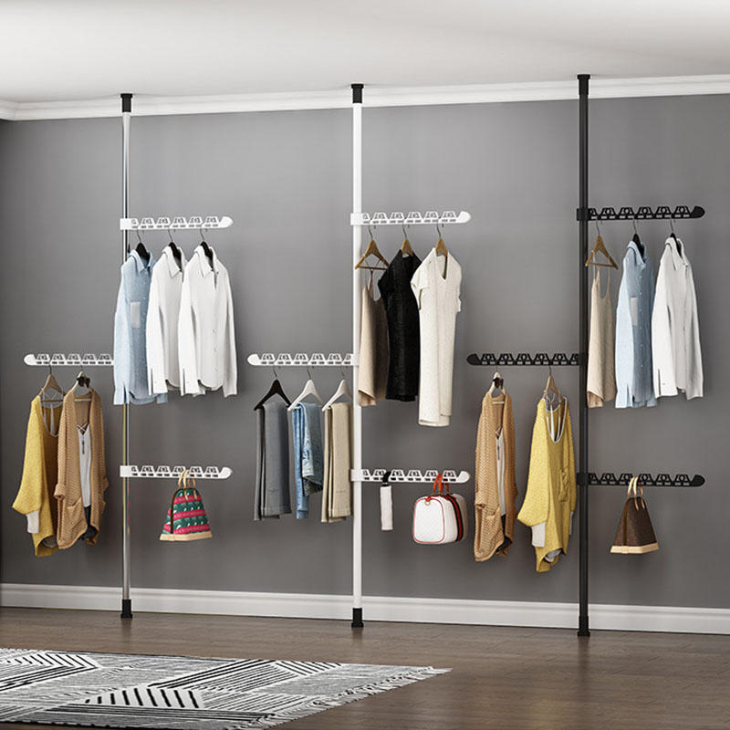 Multifunctional Folding Hanger Vertical Clothes Hanger Rack Floor Clothes Hanger Standing Coat Rack