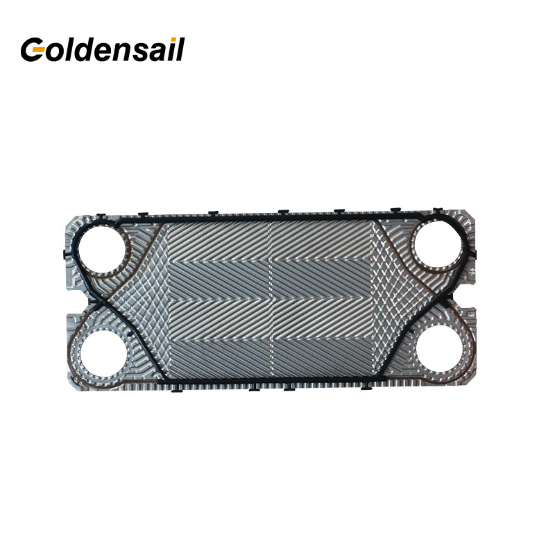 Custom titanium heat exchanger plate and gasket for aquarium