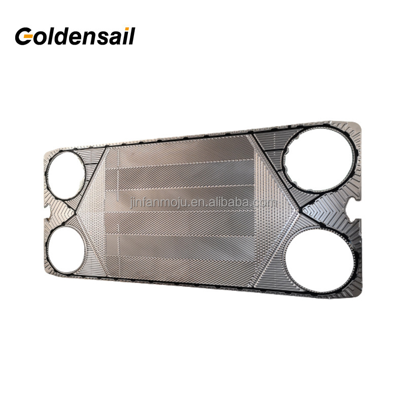 Custom titanium heat exchanger plate and gasket for aquarium