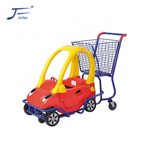 supermarket Shopping Mall Kids Children Plastic Trolley Car Baby Shopping Cart