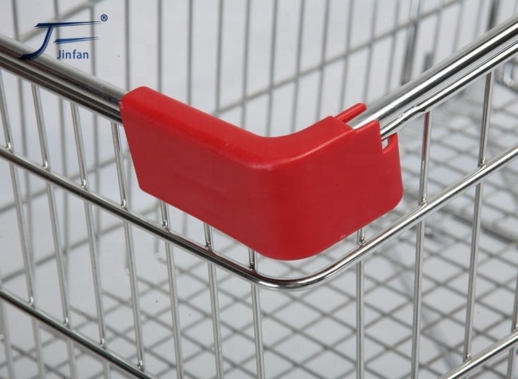 retail shop supermarket metal zinc plated shopping cart trolley customized by direct factory