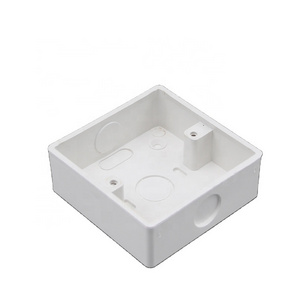 Available Sample High Quality White Light Wall Electrical Switch Cable Junction Box network switch box 86 switch box