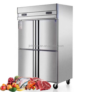 Cold storage four door freezer vertical / stainless steel commercial freezers / top-freezer refrigerators