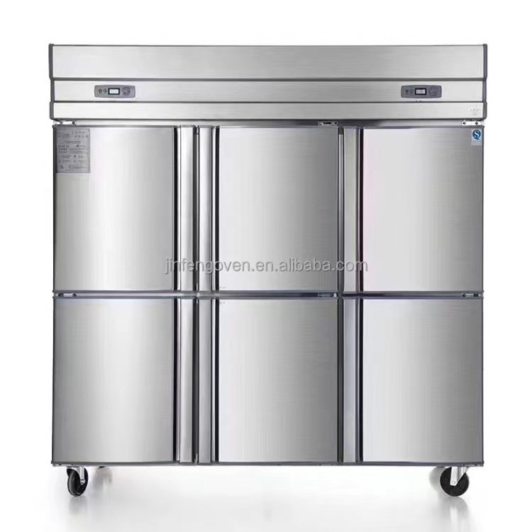 Cold storage four door freezer vertical / stainless steel commercial freezers / top-freezer refrigerators