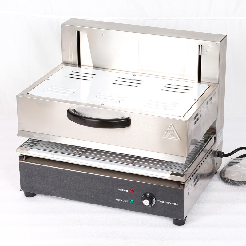 Stainless Steel Counter Top Electric Food Pizza Oven Chicken Roaster Grill Salamander / Adjustable Lift Salamander