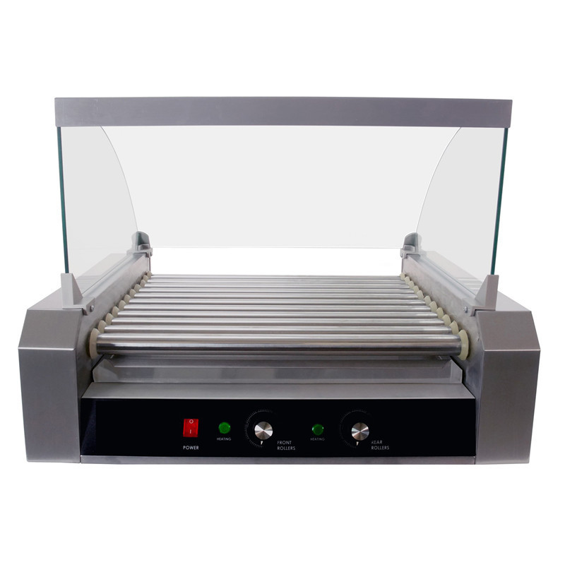 Snack Machine Restaurant Supplies Electric Hot Dog 7/9/11 Roller Grill / Hot Dog Machine Warmer