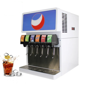 Restaurant Commercial 6 Flavour Carbonated Beverage Fountain Soda Machines / Soda Fountain Dispenser