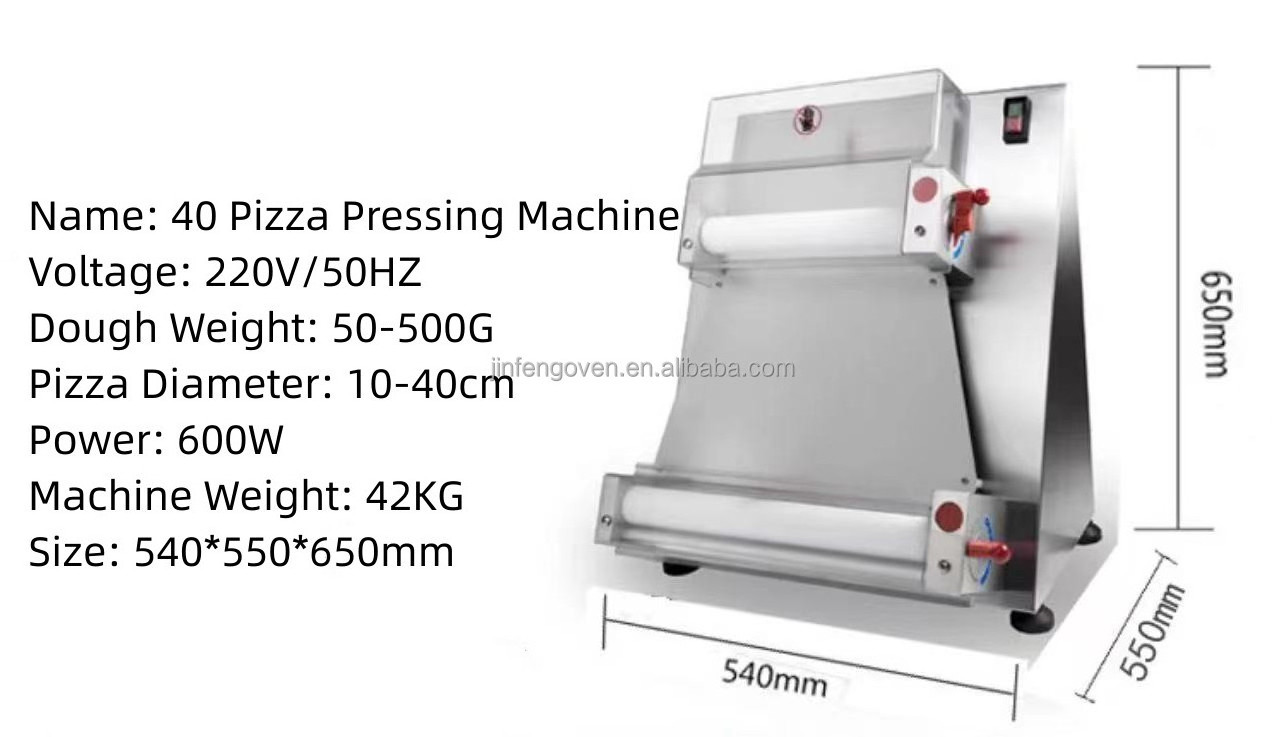 Automatic pizza dough roller machine table top pizza dough sheeter / pizza dough press machine