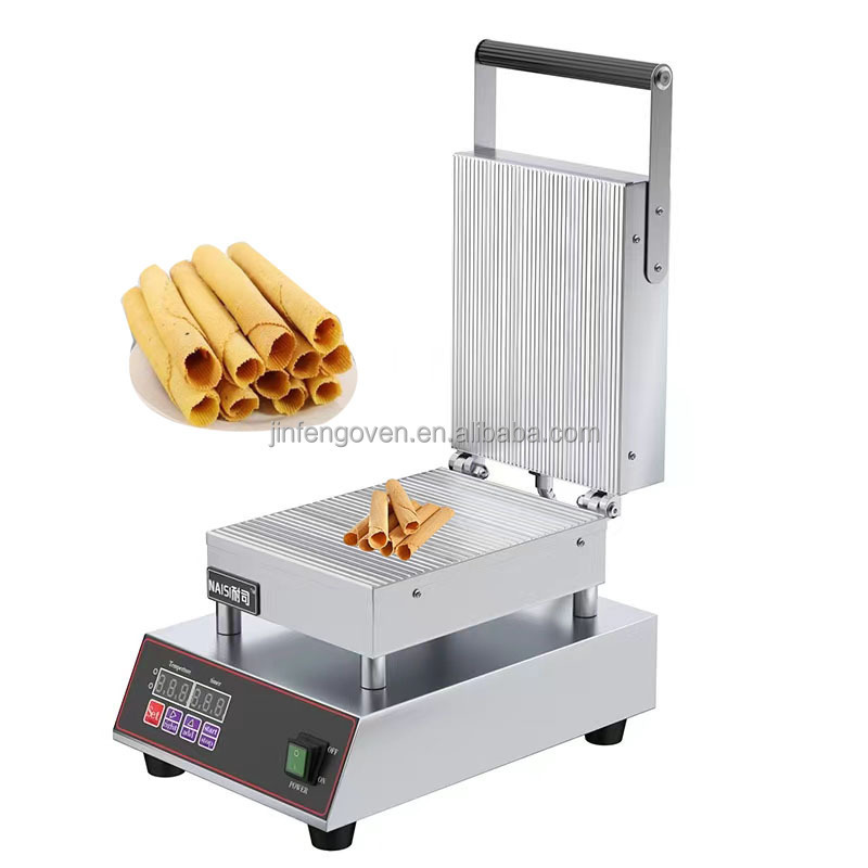 Commercial Ice Cream Cone Makers Machine Professional Electric egg roll machine maker / egg sausage roll machine