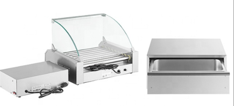 Snack Machine Restaurant Supplies Electric Hot Dog 7/9/11 Roller Grill / Hot Dog Machine Warmer