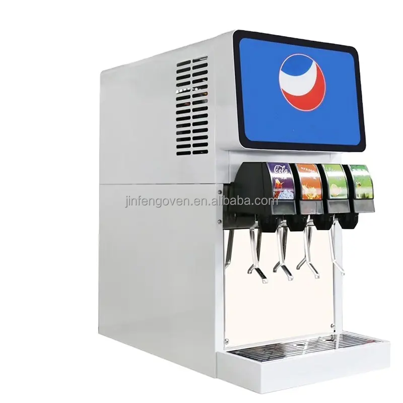 Restaurant Commercial 6 Flavour Carbonated Beverage Fountain Soda Machines / Soda Fountain Dispenser