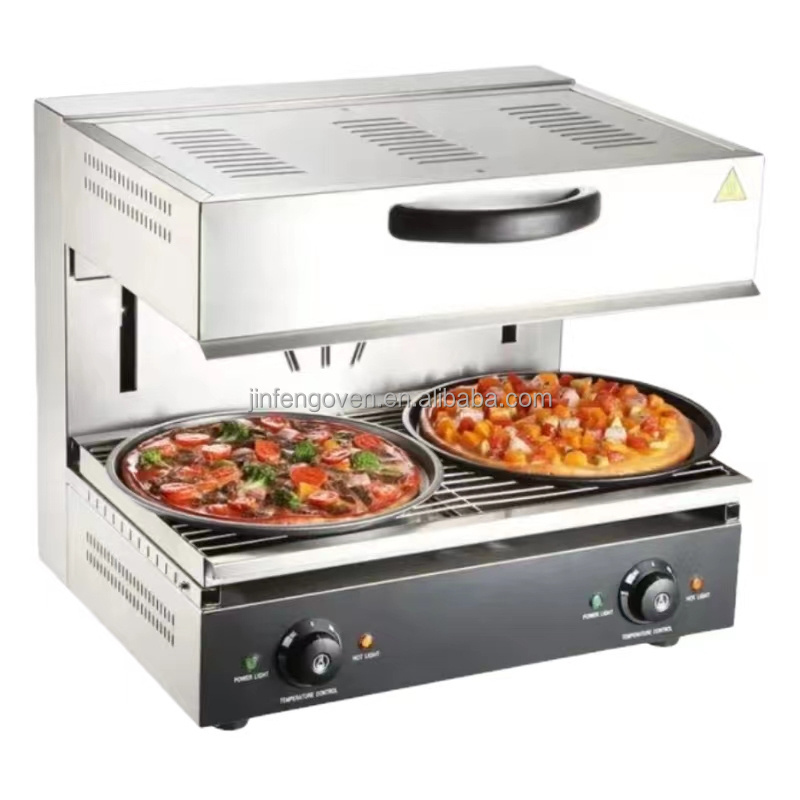 Stainless Steel Counter Top Electric Food Pizza Oven Chicken Roaster Grill Salamander / Adjustable Lift Salamander