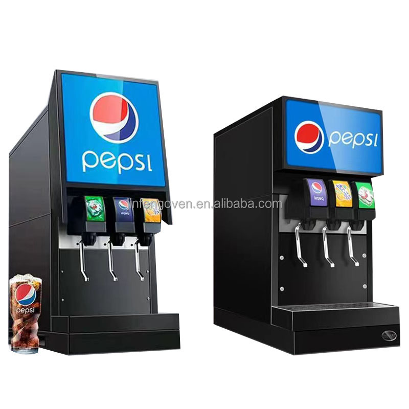 5 Flavor commercial Cold Fountain Drink Soda beverage dispenser / carbonated cool drinks making machine