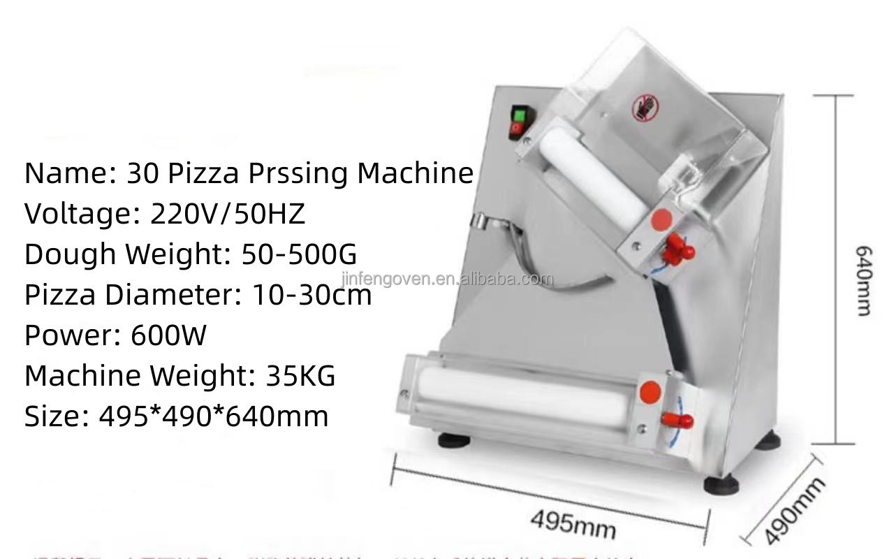 Automatic pizza dough roller machine table top pizza dough sheeter / pizza dough press machine