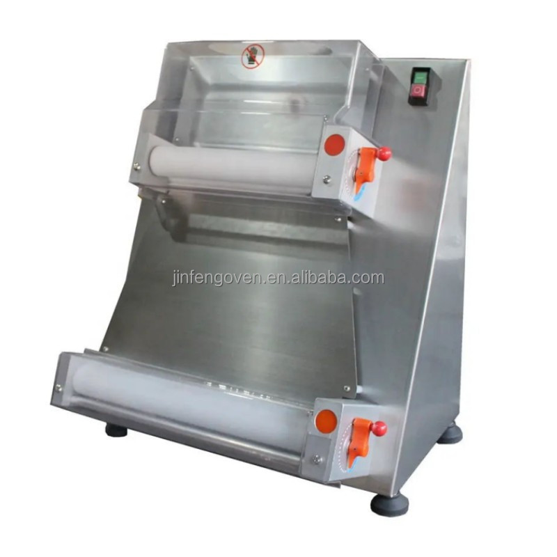 Automatic pizza dough roller machine table top pizza dough sheeter / pizza dough press machine