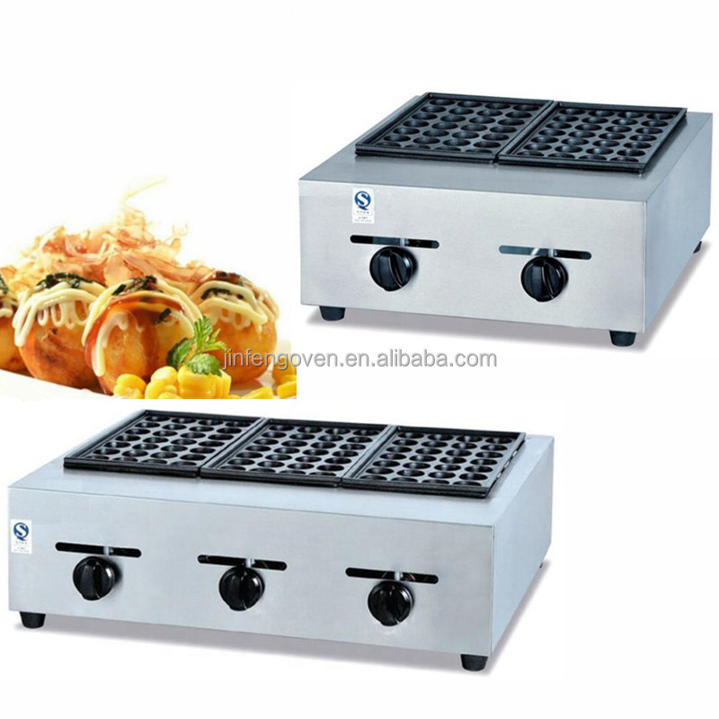 Commercial Fish Ball Furnace 18 holes gas electric Takuyaki Takoyaki Maker / Street Snack Egg Processing Machine