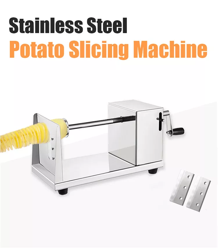 Professional manual potato spiral cutter / potato tower cutting machine / hand potato tower slicer