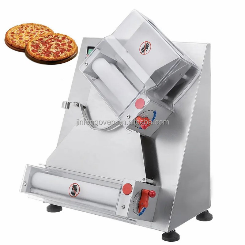 Automatic pizza dough roller machine table top pizza dough sheeter / pizza dough press machine